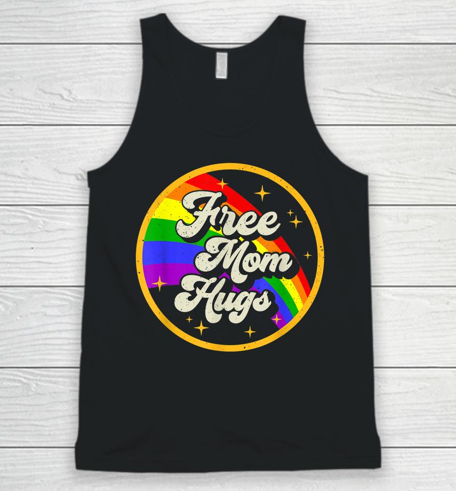 Free Mom Hugs T Shirt Rainbow Heart Lgbt Pride Month Unisex Tank Top