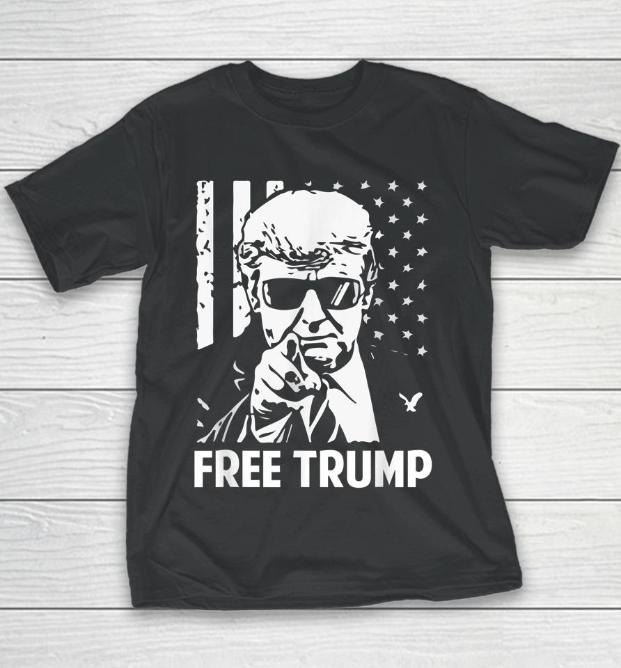 Free Trump T-Shirt Free Donald Trump Republican Support Youth T-Shirt