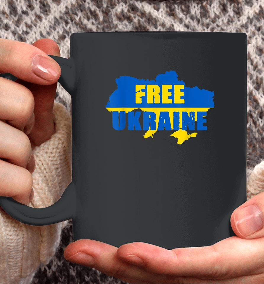 Free Ukraine I Stand With Ukraine Coffee Mug