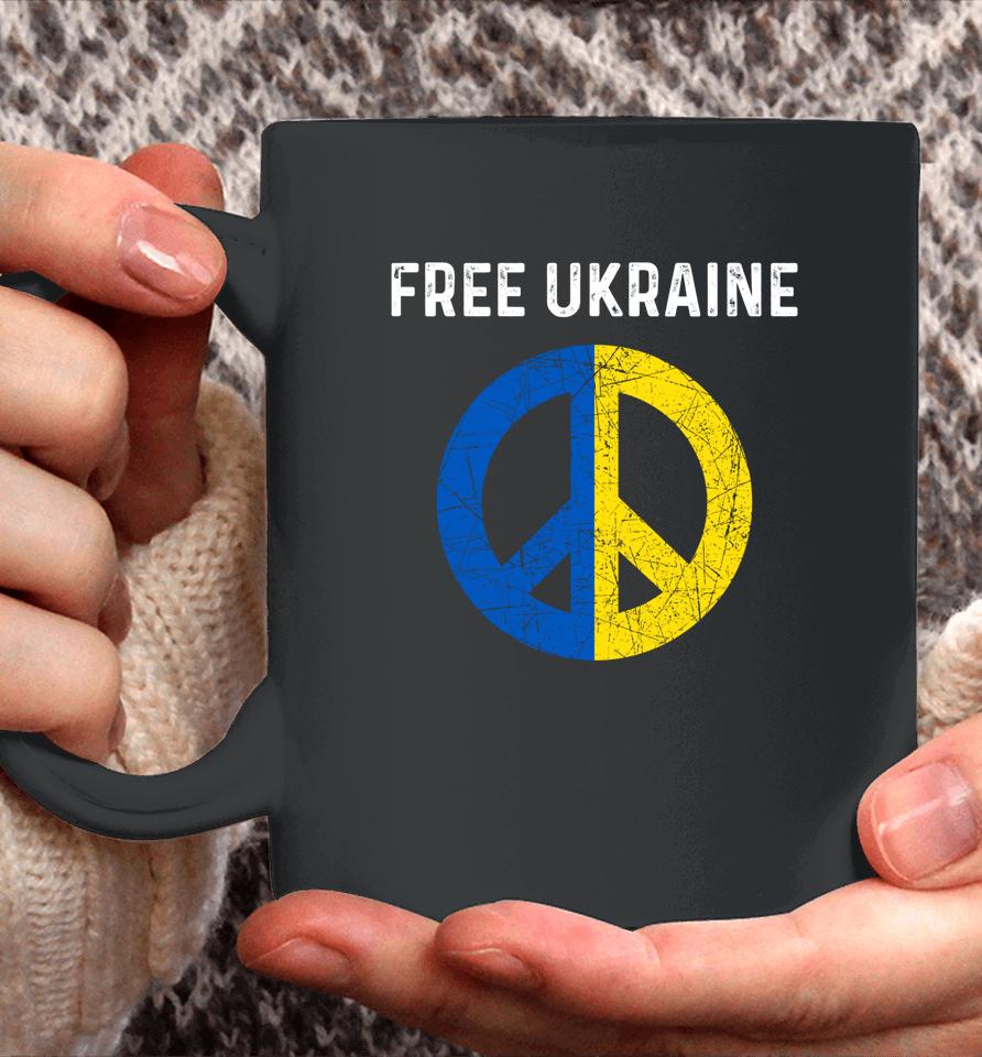 Free Ukraine I Stand With Ukraine Support Ukraine Coffee Mug