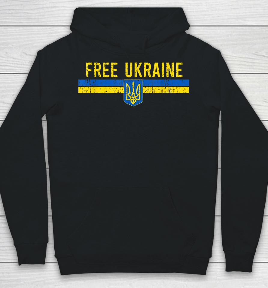 Free Ukraine Vintage Hoodie