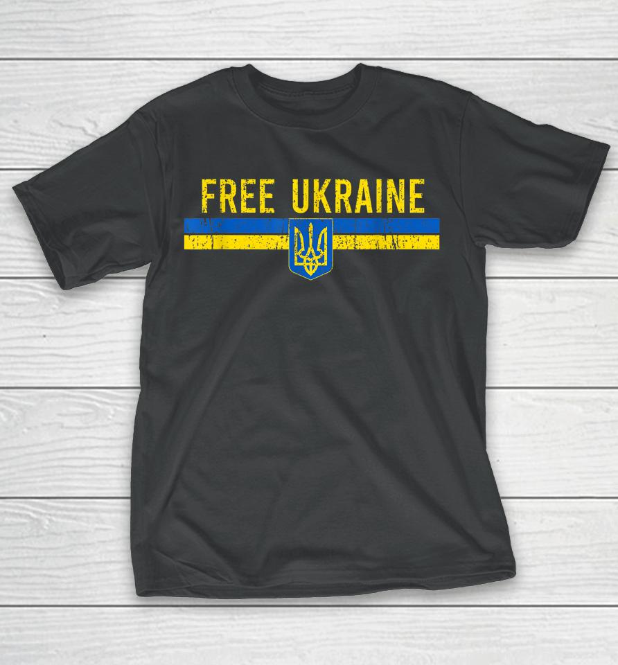 Free Ukraine Vintage T-Shirt