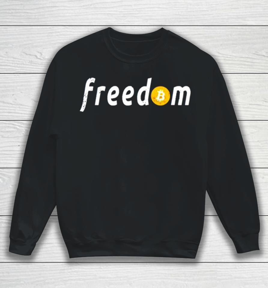 Freedom Bitcoin Vintage Sweatshirt