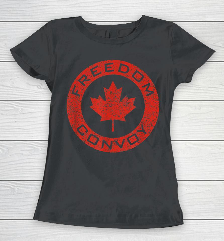Freedom Convoy 2022 Canadian Trucker Women T-Shirt
