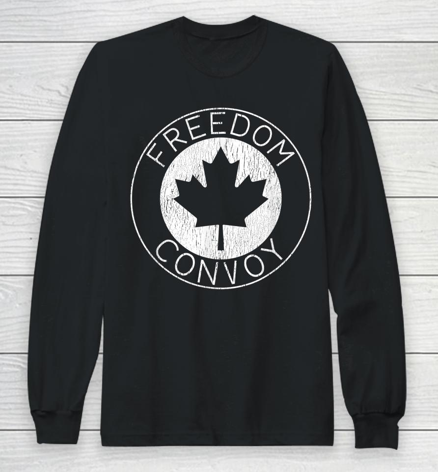 Freedom Convoy 2022 Canadian Truckers Long Sleeve T-Shirt
