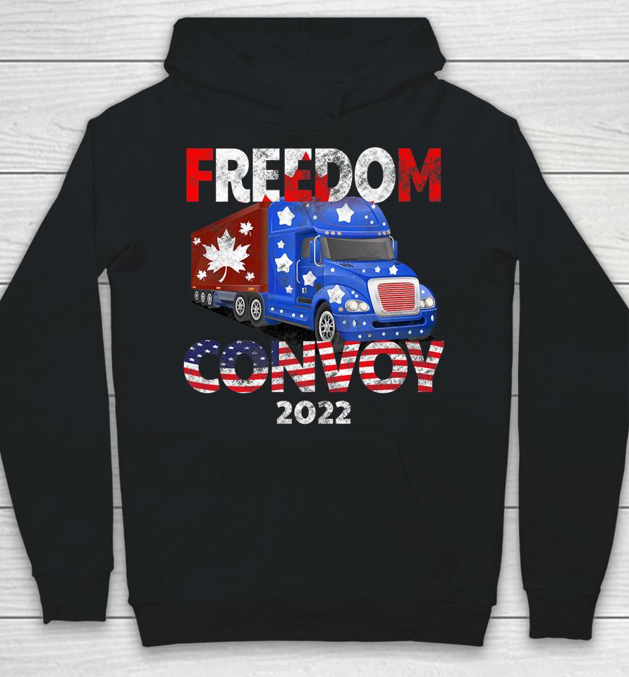 Freedom Convoy 2022 In Support Of Truckers Mandate Freedom Hoodie