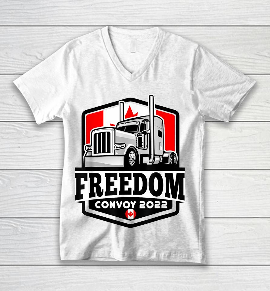 Freedom Convoy 2022 Unisex V-Neck T-Shirt