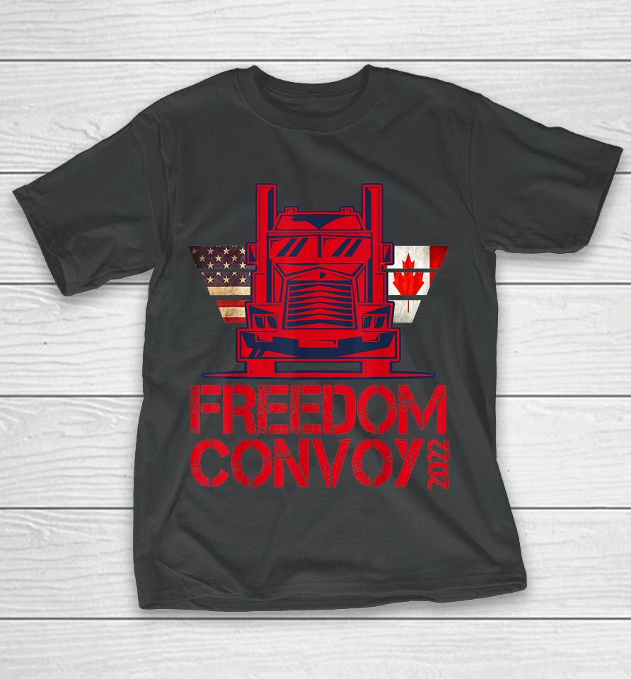 Freedom Convoy 2022 Support Our Truckers Convoy T-Shirt
