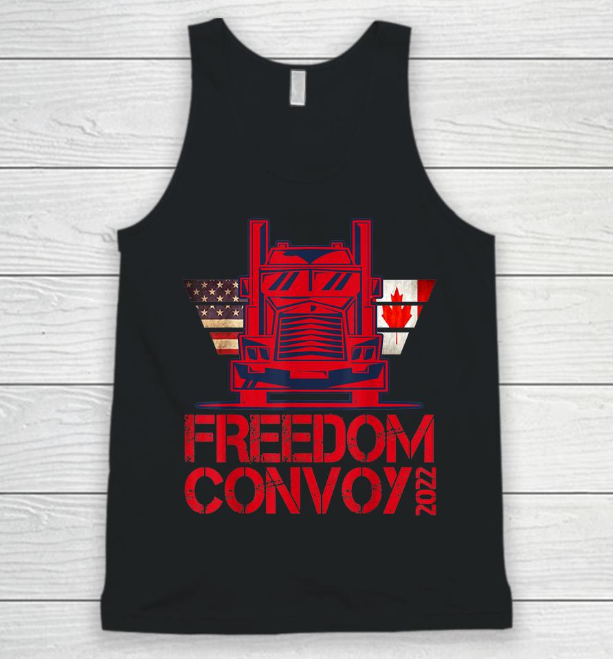 Freedom Convoy 2022 Support Our Truckers Convoy Unisex Tank Top