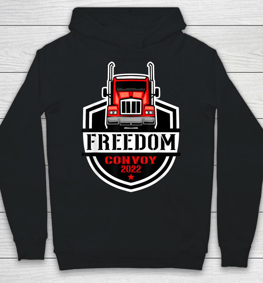Freedom Convoy 2022 Truck Driver Canada Support Trucker Hoodie