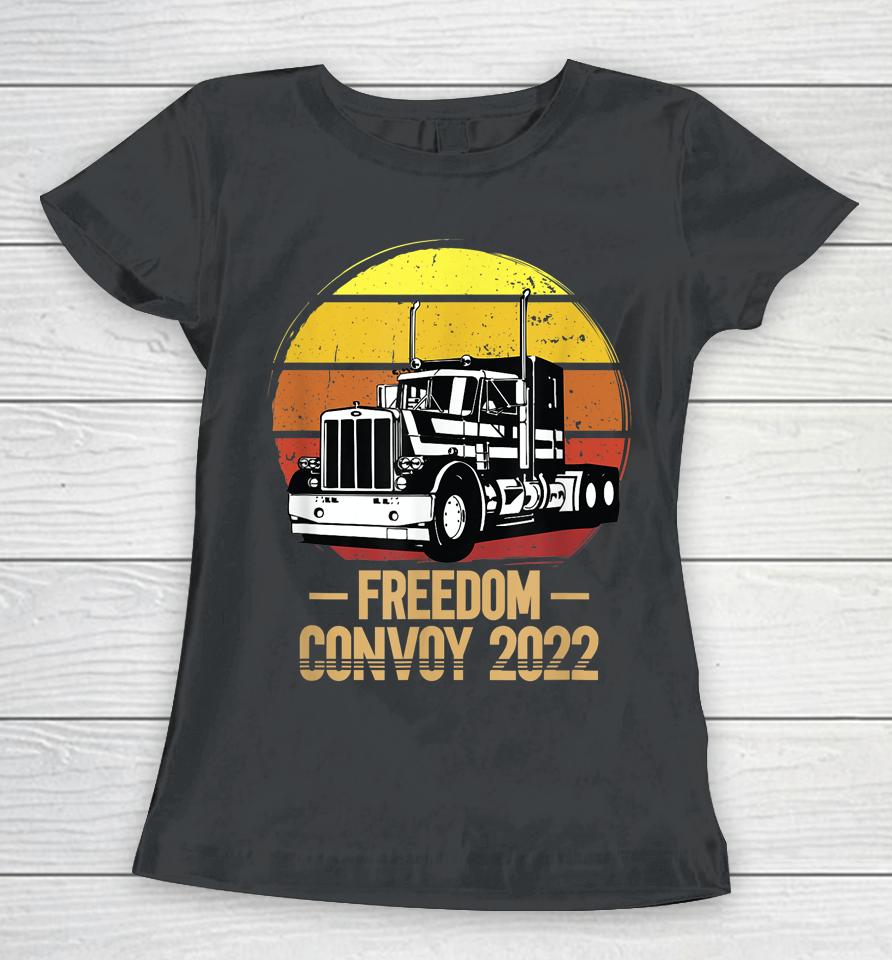 Freedom Convoy 2022 Vintage Women T-Shirt