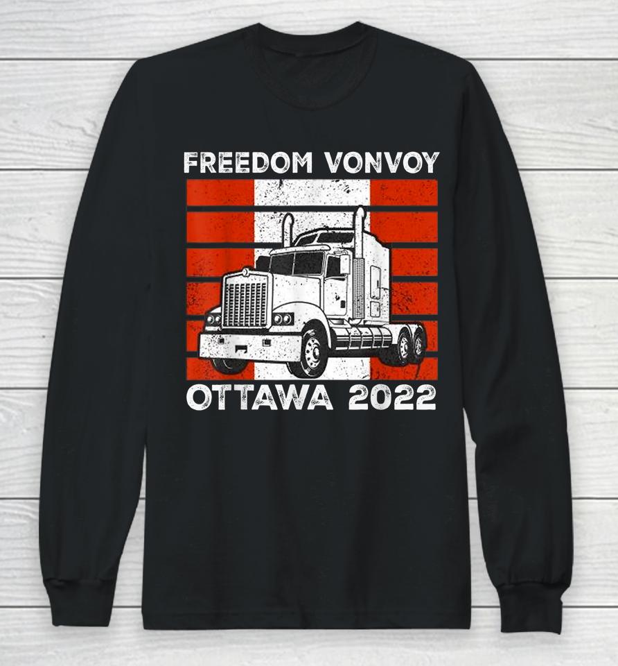 Freedom Convoy Ottawa 2022 Long Sleeve T-Shirt