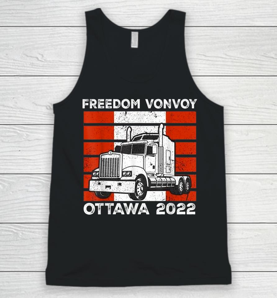 Freedom Convoy Ottawa 2022 Unisex Tank Top