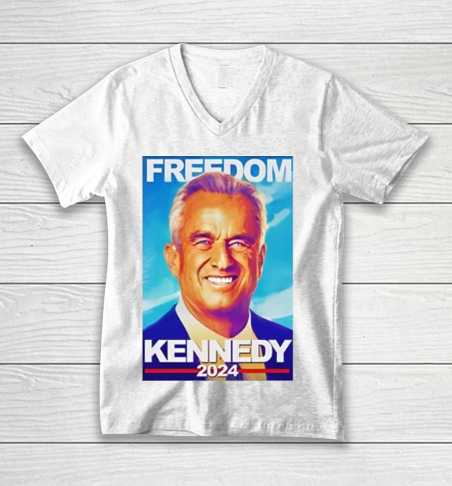 Freedom Kennedy 2024 Unisex V-Neck T-Shirt