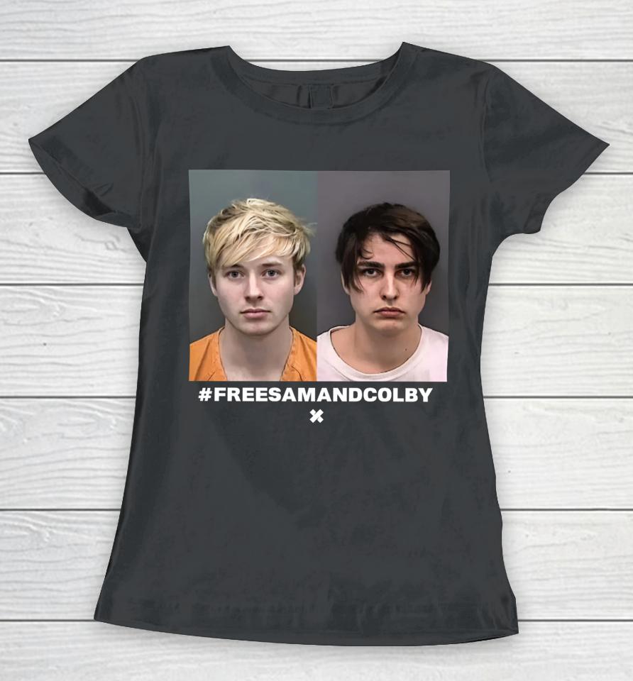 Freesamandcolby Mugshot Women T-Shirt