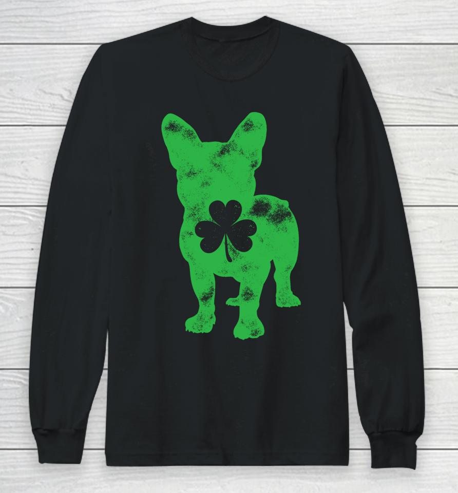 French Bulldog St Patrick's Day Long Sleeve T-Shirt
