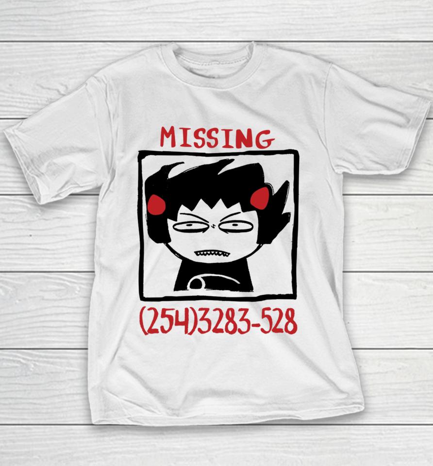 Frepno Mytoff Missing 2543283-528 Youth T-Shirt