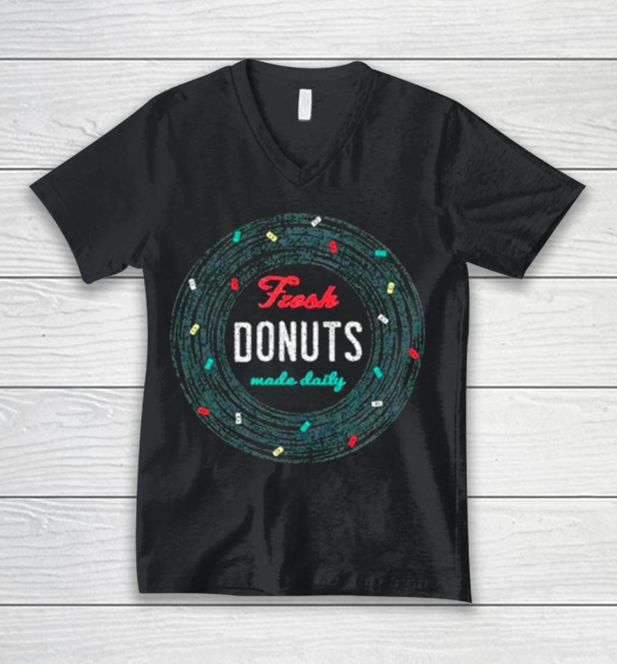 Fresh Donut Made Daily Unisex V-Neck T-Shirt