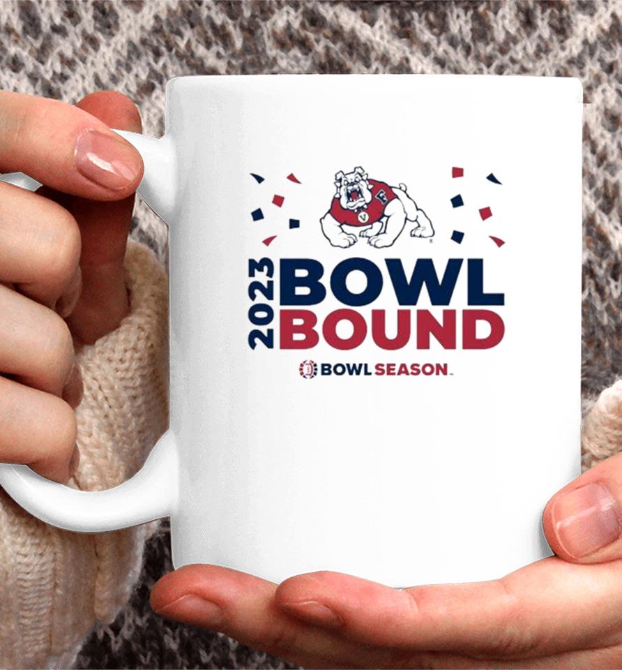 Fresno State Bulldogs 2023 Bowl Bound Bow Season Go Dawgs Logo Coffee Mug