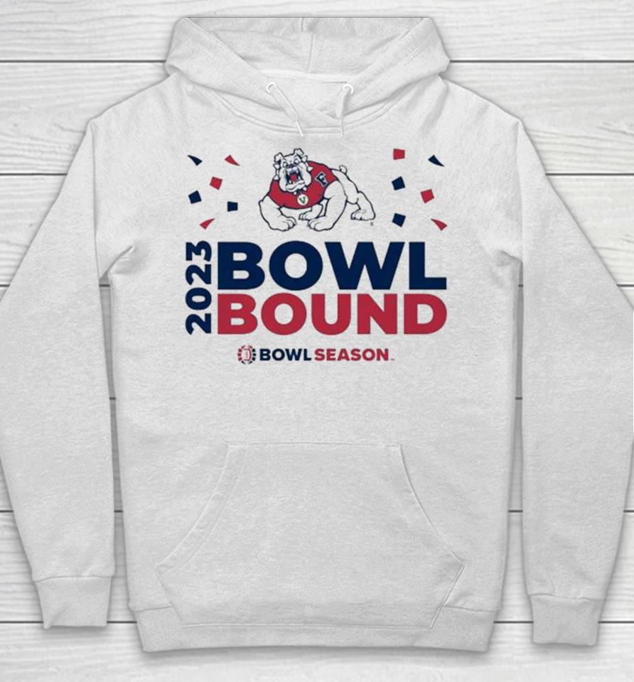 Fresno State Bulldogs 2023 Bowl Bound Bow Season Go Dawgs Logo Hoodie