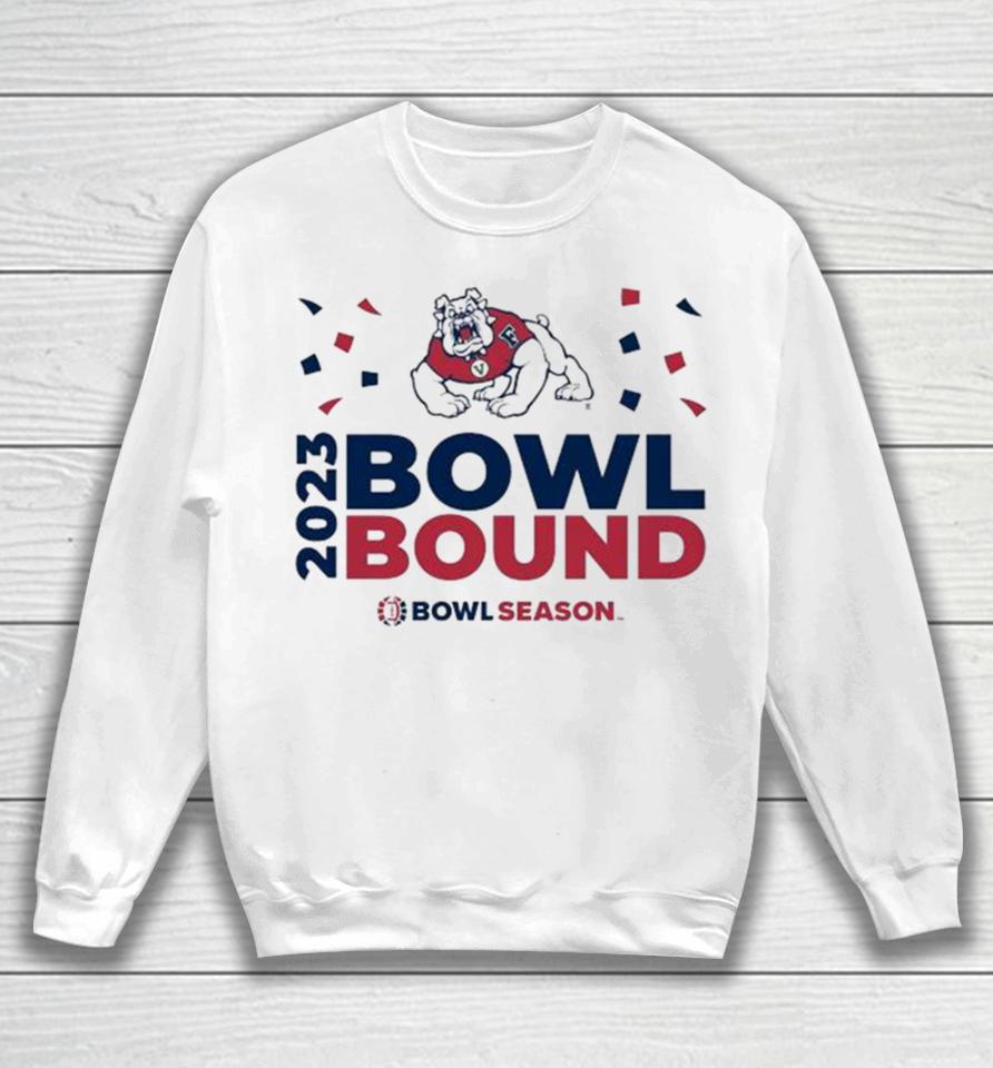 Fresno State Bulldogs 2023 Bowl Bound Bow Season Go Dawgs Logo Sweatshirt