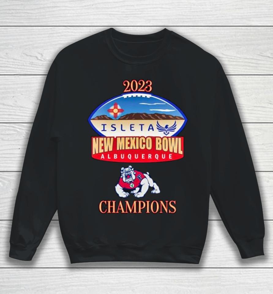 Fresno State Bulldogs 2023 Isleta New Mexico Bowl Albuquerque Sweatshirt