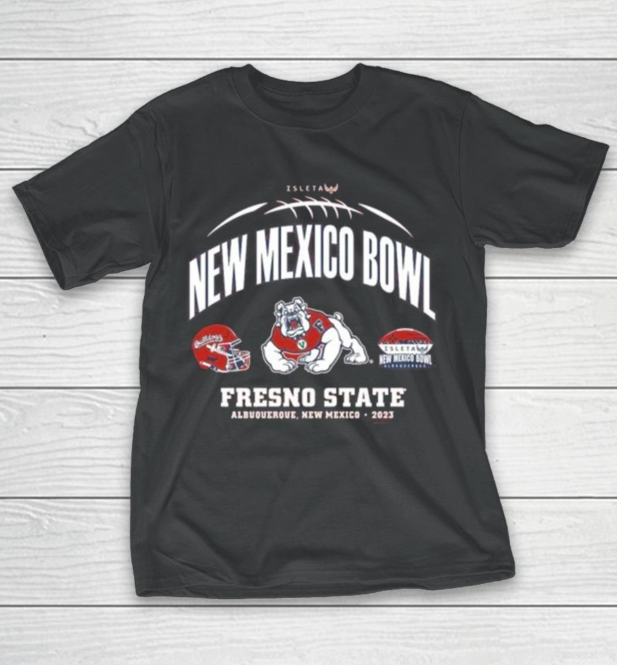 Fresno State Bulldogs 2023 New Mexico Bowl Albuquerque, New Mexico T-Shirt