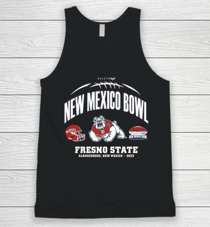 Fresno State Bulldogs 2023 New Mexico Bowl Albuquerque, New Mexico Unisex Tank Top