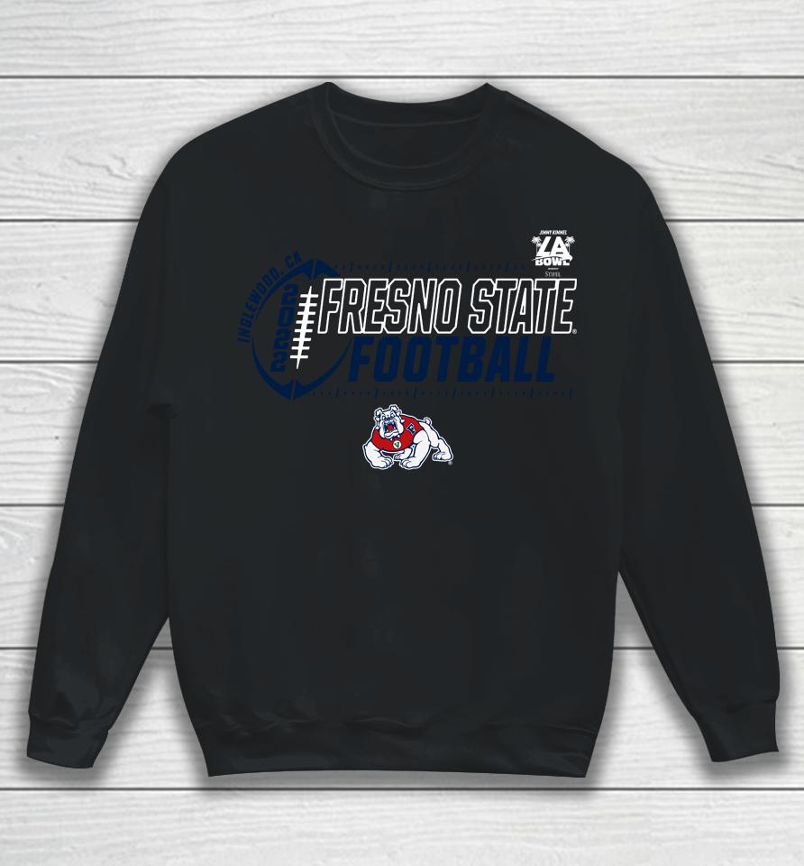 Fresno State Bulldogs Blue 84 2022 Jimmy Kimmel La Bowl Sweatshirt