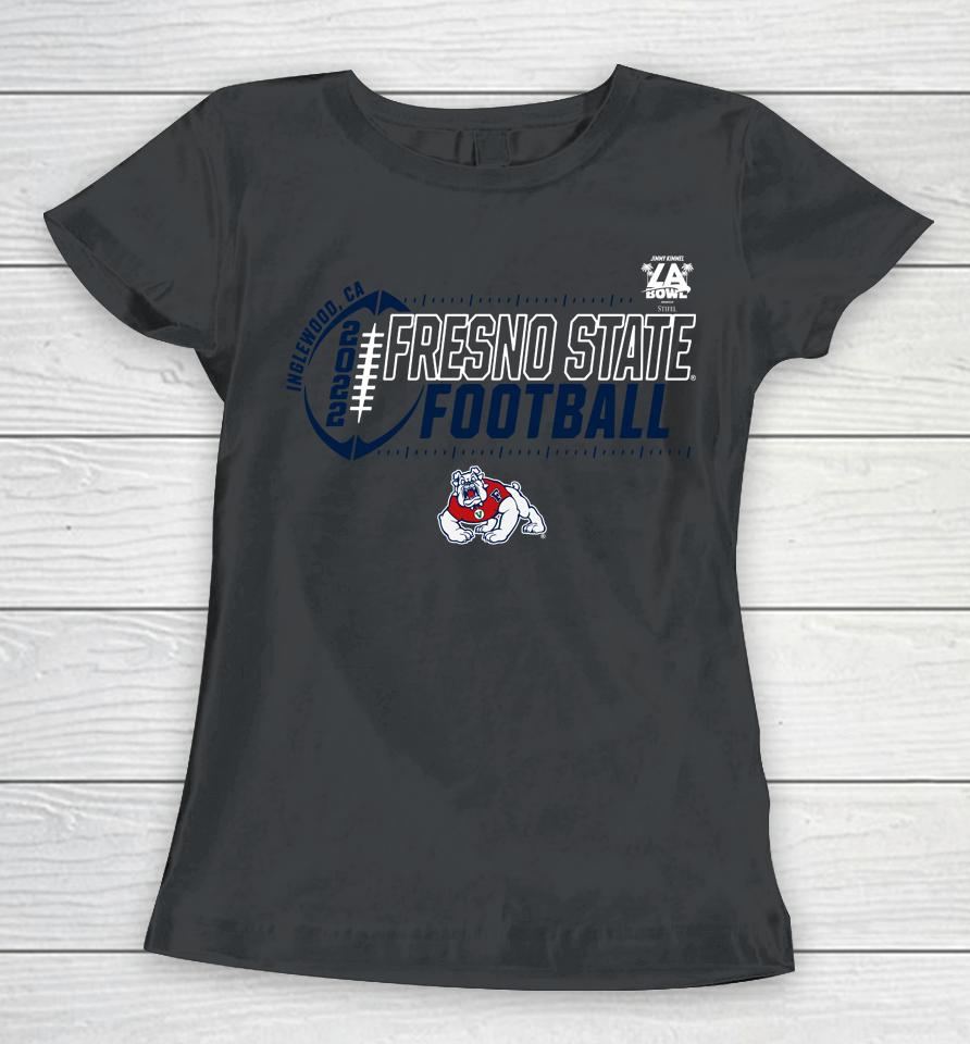 Fresno State Bulldogs Blue 84 2022 Jimmy Kimmel La Bowl Women T-Shirt