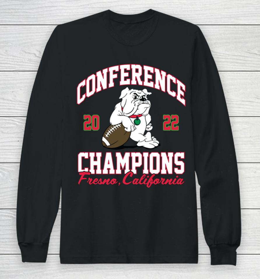 Fresno State Conference Champions Barstool Sports Long Sleeve T-Shirt
