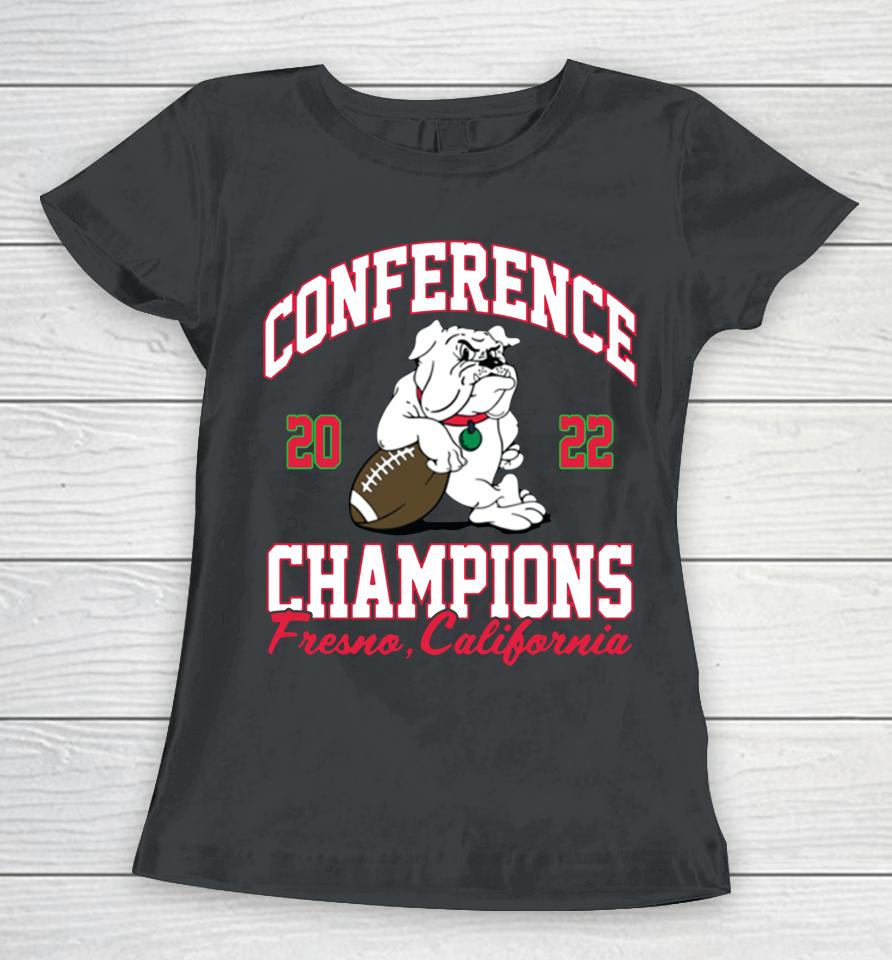 Fresno State Conference Champions Barstool Sports Women T-Shirt