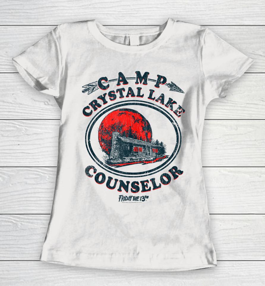 Friday The 13Th Camp Crystal Lake Counselor Women T-Shirt