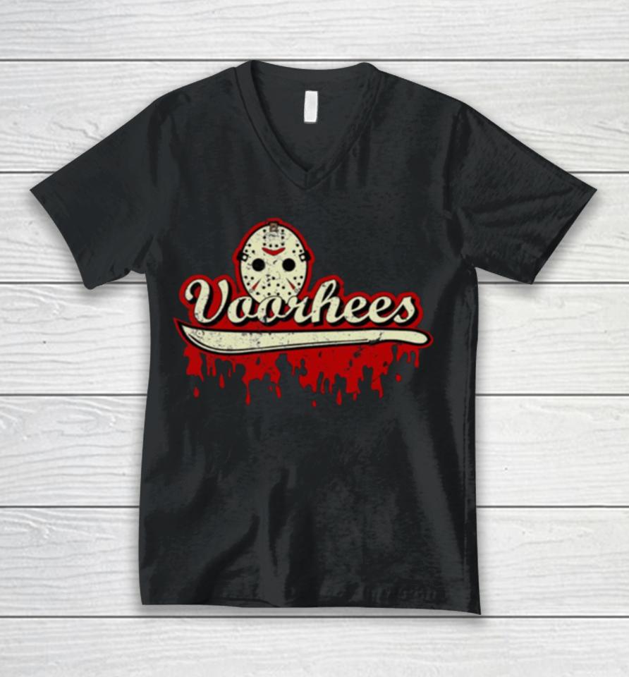 Friday The 13Th Halloween Jason Voohrees Unisex V-Neck T-Shirt