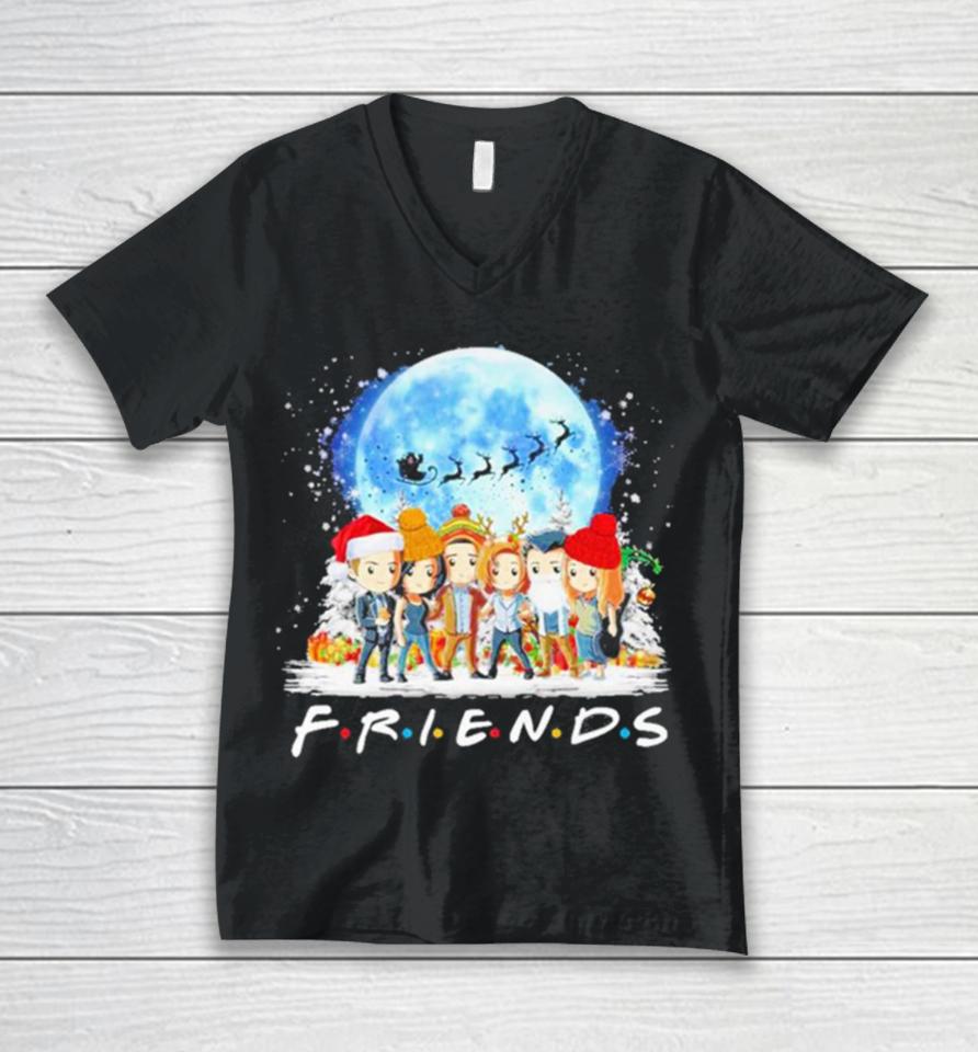Friends Chibi Christmas 2023 Unisex V-Neck T-Shirt