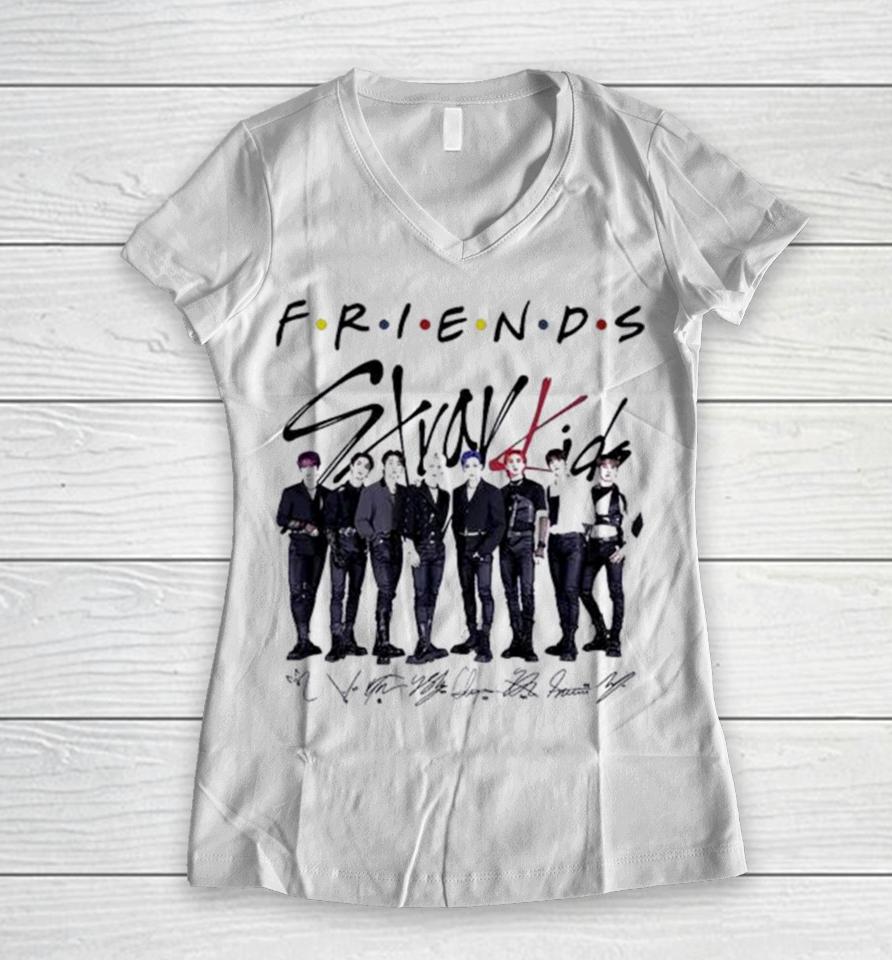 Friends Stray Kids Limited Edition Women V-Neck T-Shirt