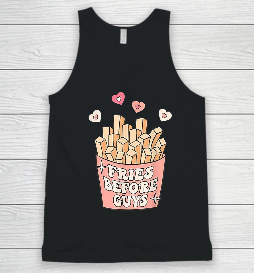 Fries Before Guys Valentine Day Unisex Tank Top