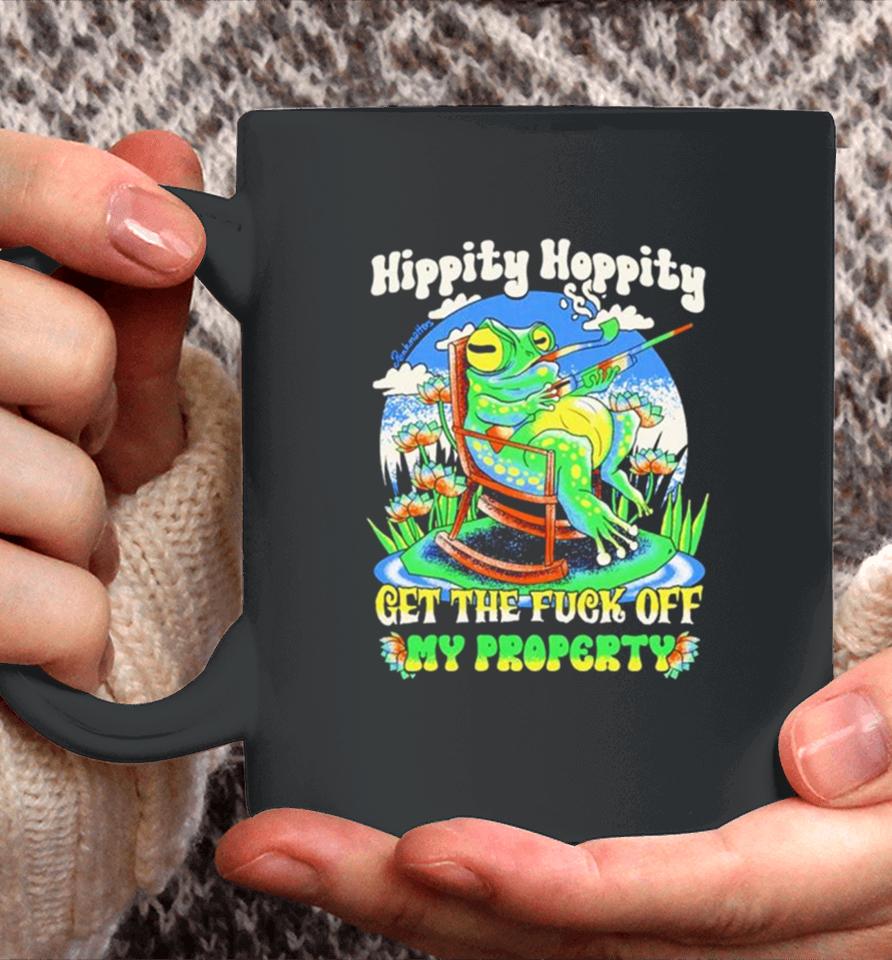 Frog Hippity Hoppity Get The Fuck Off My Property Coffee Mug