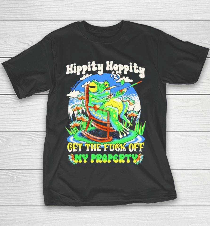 Frog Hippity Hoppity Get The Fuck Off My Property Youth T-Shirt