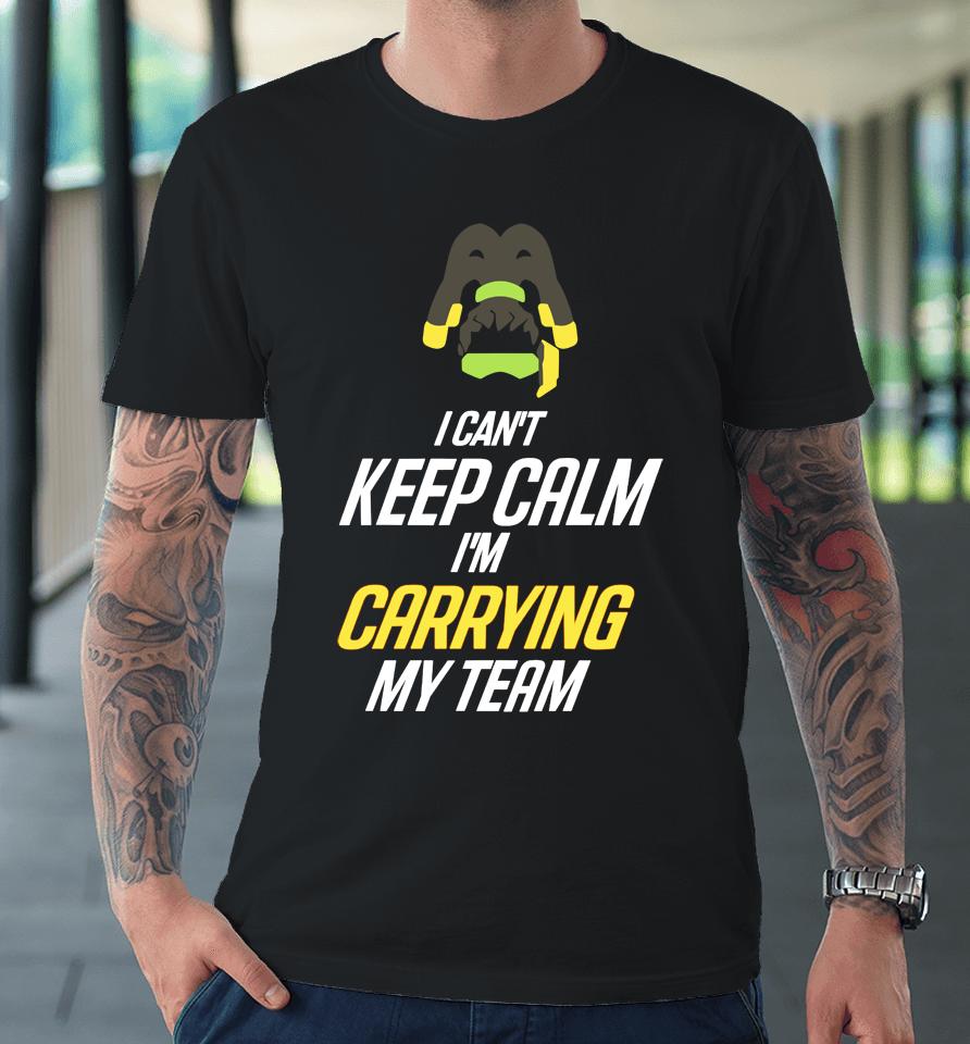 Frogger I Can't Keep Calm I'm Carrying My Team Premium T-Shirt
