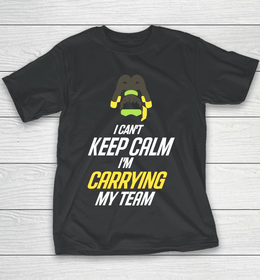 Frogger I Can't Keep Calm I'm Carrying My Team Youth T-Shirt