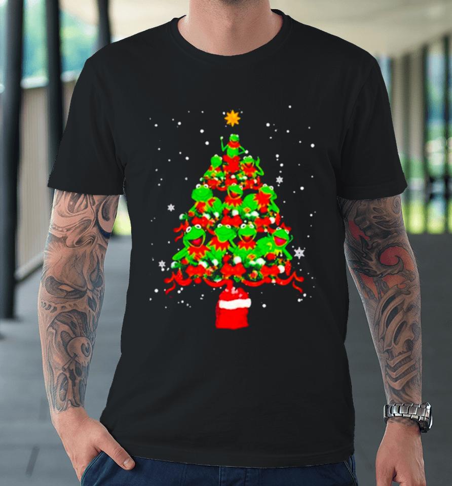 Frogs Merry Christmas Tree Sweatshirts Premium T-Shirt