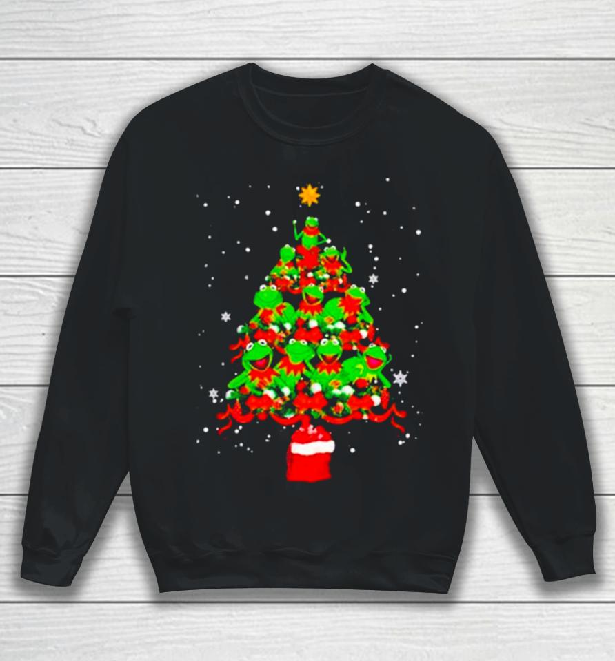 Frogs Merry Christmas Tree Sweatshirts Sweatshirt