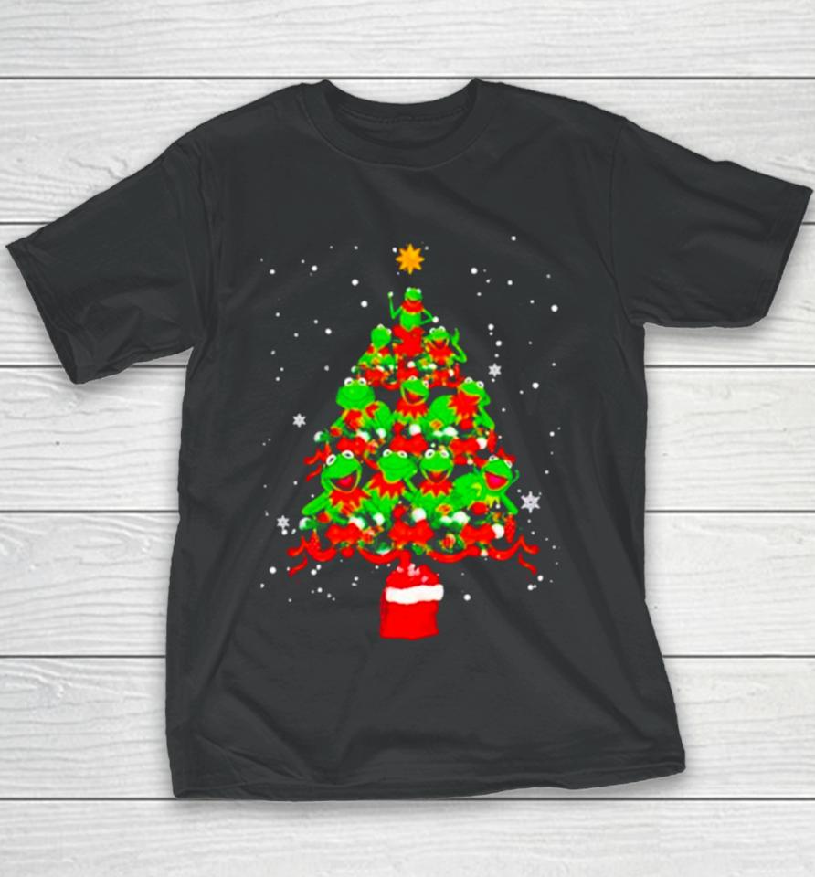 Frogs Merry Christmas Tree Sweatshirts Youth T-Shirt