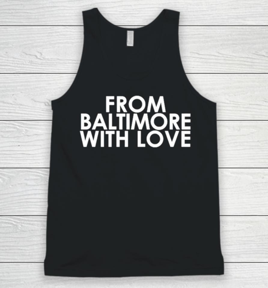 From Baltimore With Love Unisex Tank Top