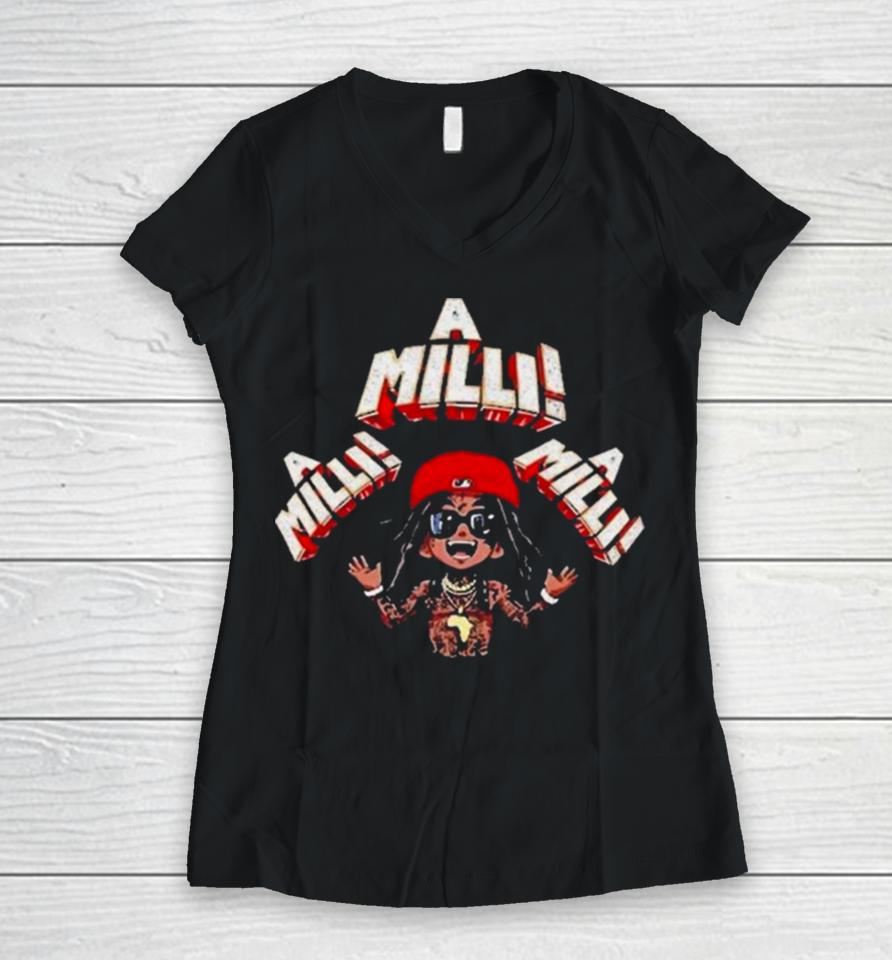 From The Village The 1 Million Subscribers Women V-Neck T-Shirt