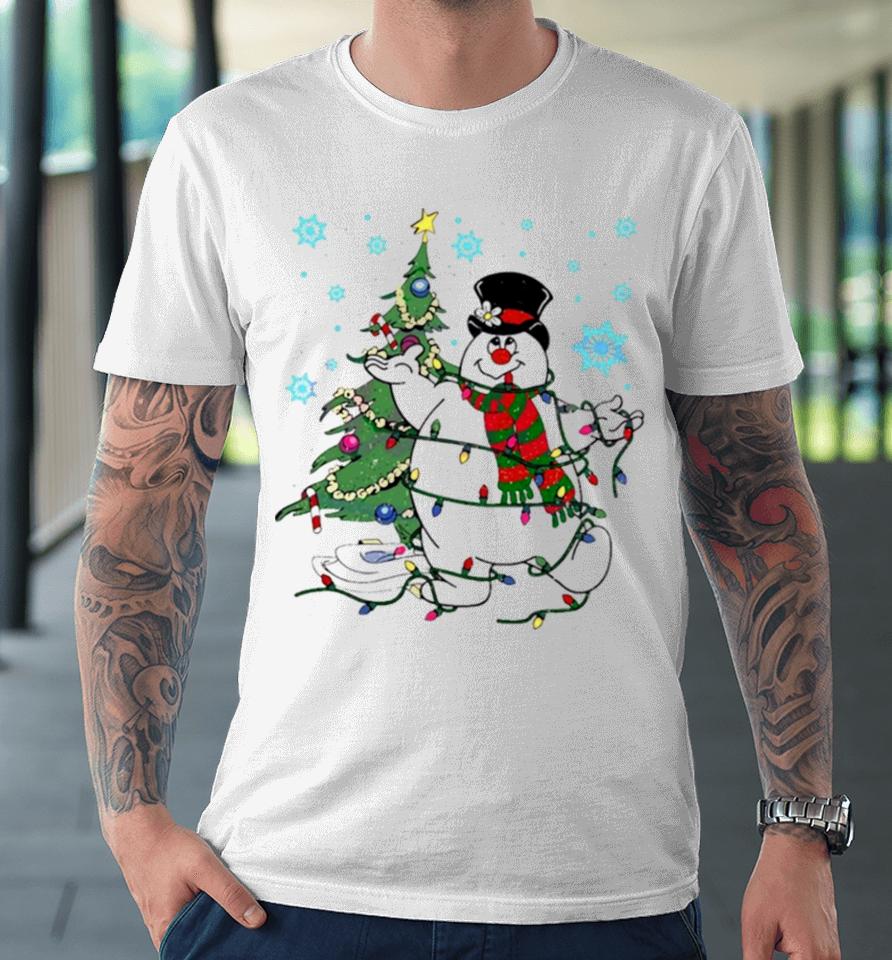 Frosty The Snowman Christmas Tree Premium T-Shirt