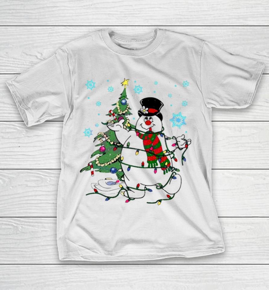 Frosty The Snowman Christmas Tree T-Shirt