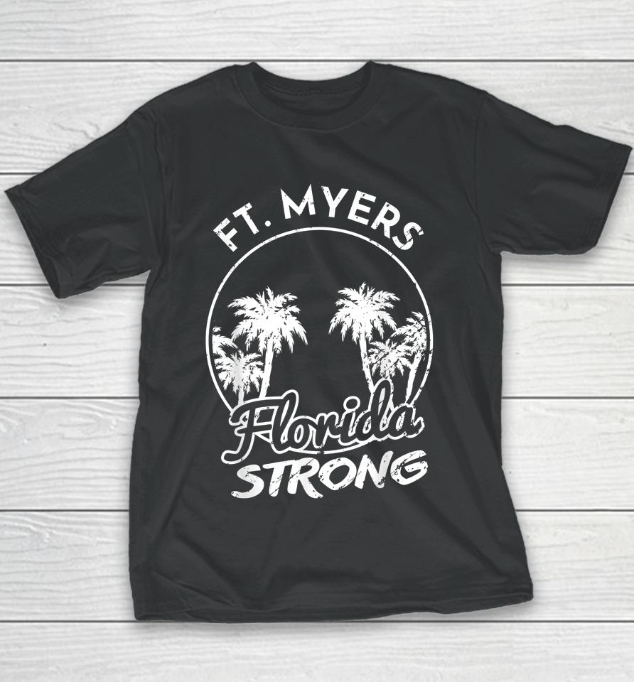 Ft Myers Florida Strong Community Support Youth T-Shirt