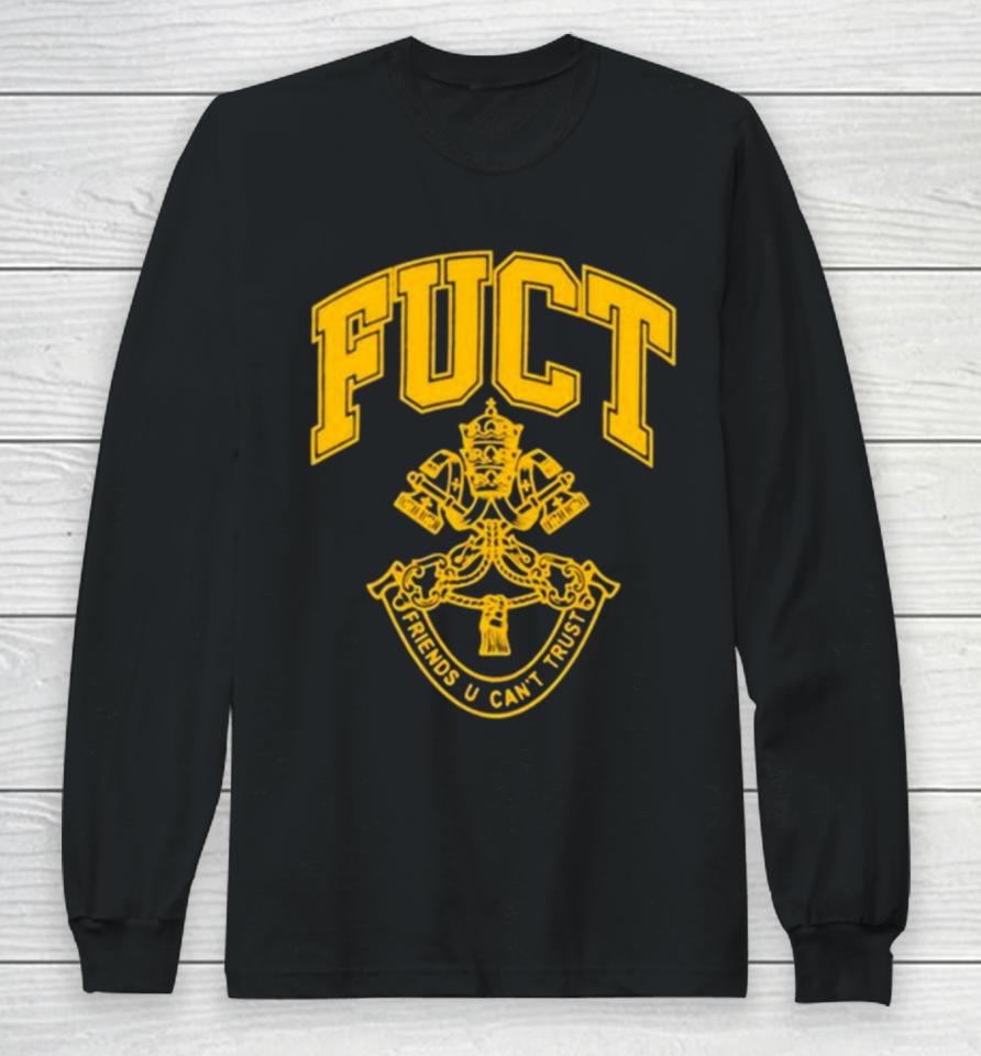 Fuct Vatican City Crest Long Sleeve T-Shirt